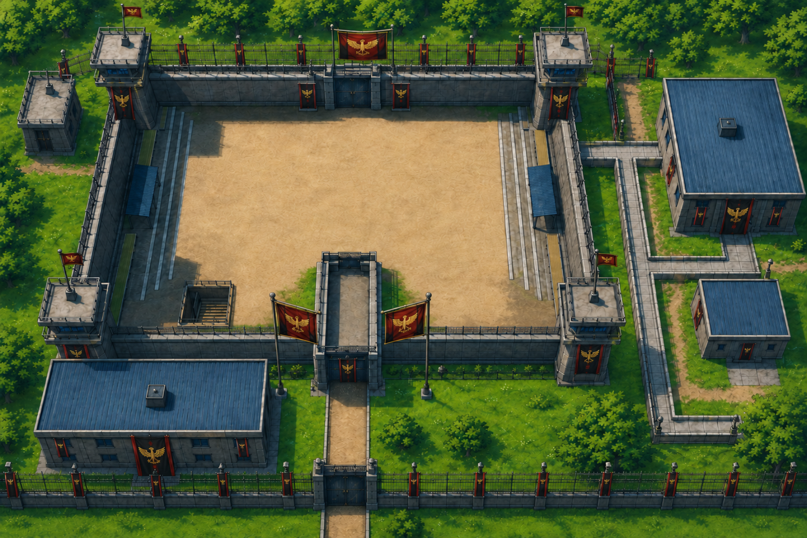 Courtyard Map
